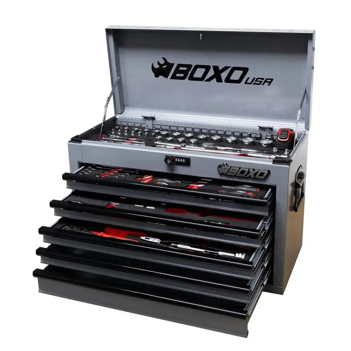 BoxoUSA 26β 5-Drawer MotoBox β 103-Piece Metric Motorcycle Tool Set