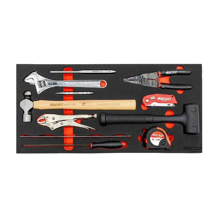 BoxoUSA 238-Piece Metric & SAE Combo 5-Drawer Hand Carry Tool Box
