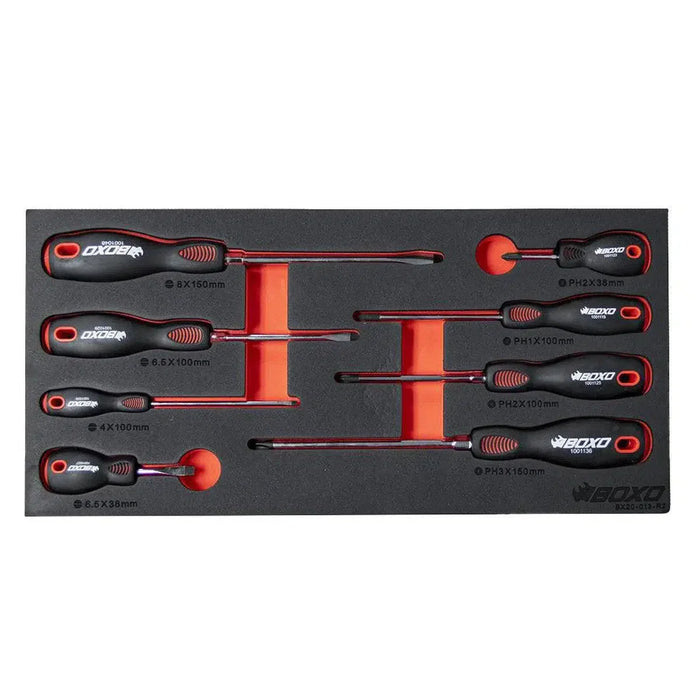 BoxoUSA 133-Piece Metric Tool Set β 3-Drawer Hand Carry Tool Box