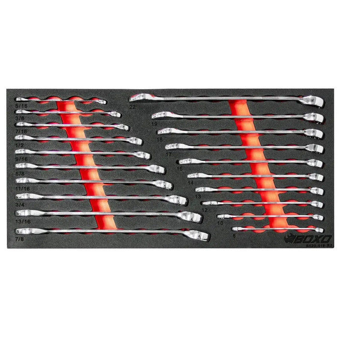 BoxoUSA 159-Piece Metric & SAE Combo Tool Set β 3-Drawer Hand Carry Tool Box