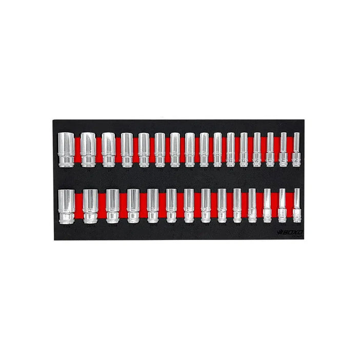 BoxoUSA 238-Piece Metric & SAE Combo 5-Drawer Hand Carry Tool Box