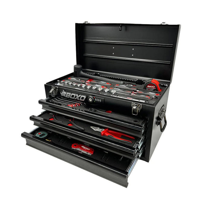 BoxoUSA KartBox 69-Piece Karting Tool Set β 3-Drawer Hand Carry Tool Box
