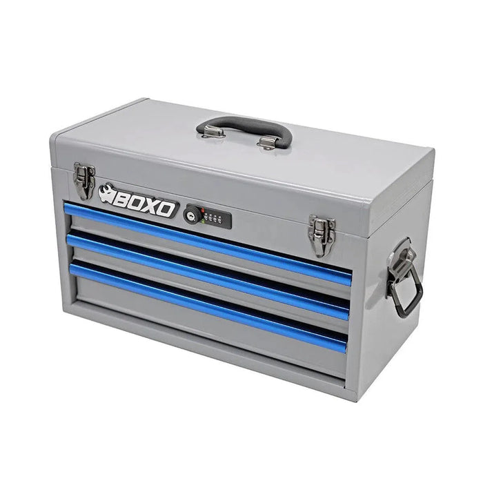 BoxoUSA 159-Piece Metric & SAE Combo Tool Set β 3-Drawer Hand Carry Tool Box