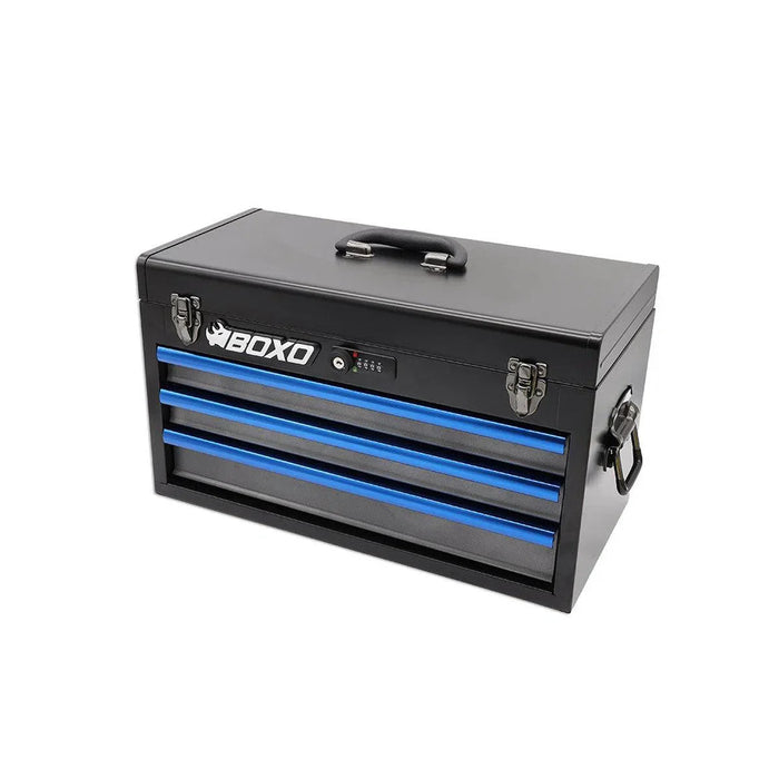 BoxoUSA 133-Piece Metric Tool Set β 3-Drawer Hand Carry Tool Box