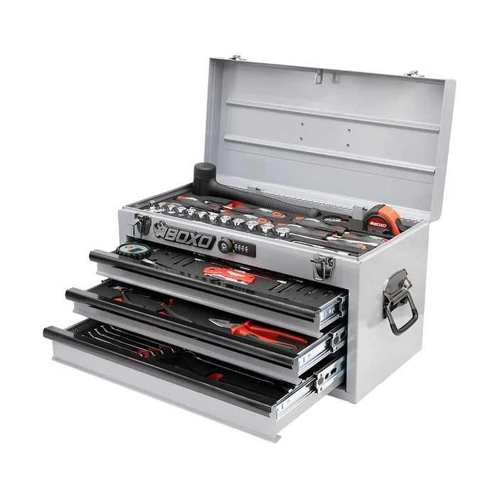 BoxoUSA KartBox 69-Piece Karting Tool Set β 3-Drawer Hand Carry Tool Box