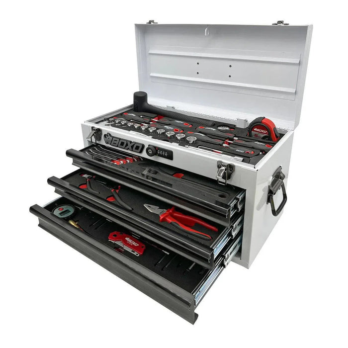BoxoUSA KartBox 69-Piece Karting Tool Set β 3-Drawer Hand Carry Tool Box