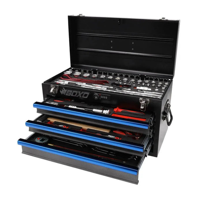 BoxoUSA 3-Drawer MotoBox β 103-Piece Motorcycle Tool Set