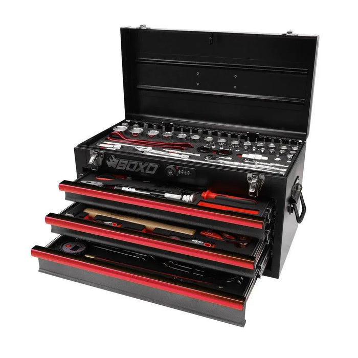 BoxoUSA 3-Drawer MotoBox β 103-Piece Motorcycle Tool Set