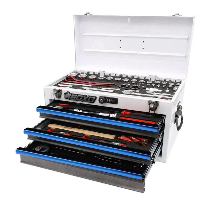 BoxoUSA 3-Drawer MotoBox β 103-Piece Motorcycle Tool Set