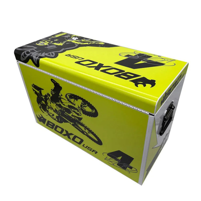 BoxoUSA Ricky Carmichael Limited Edition 5-Drawer MotoBox – 103-Piece Metric Motorcycle Tool Set