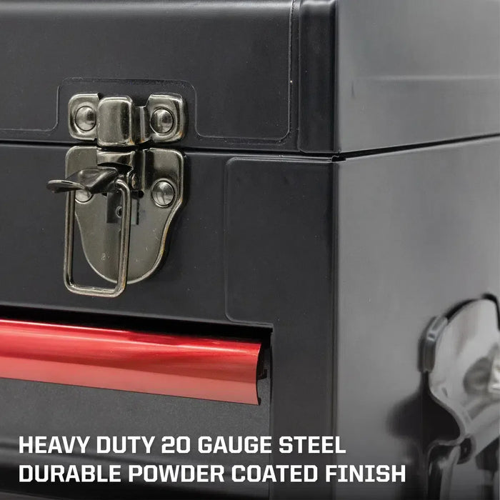 BoxoUSA Ricky Carmichael Limited Edition 5-Drawer MotoBox – 103-Piece Metric Motorcycle Tool Set