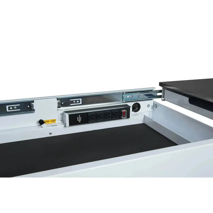 BoxoUSA Pro Series 35" 3-Drawer Slide Top Service Cart Tool Box