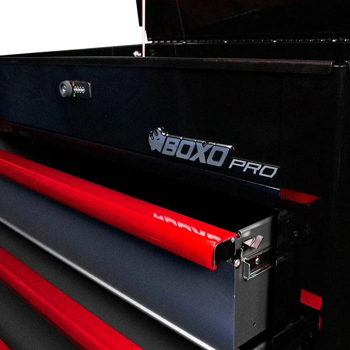 BoxoUSA Pro Series 35" 5-Drawer Flip Top Service Cart Tool Box