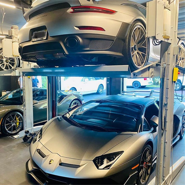Omer BiPark 30 Double Car Stacker β Space-Saving Vehicle Lift