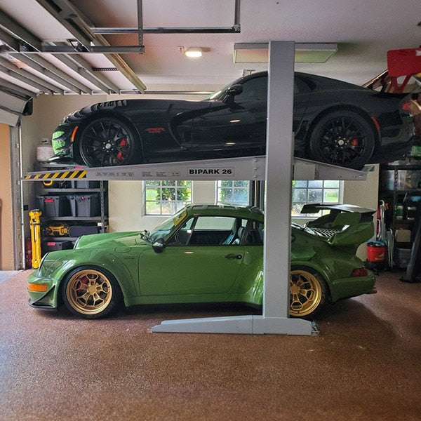 Omer BiPark 30 Double Car Stacker β Space-Saving Vehicle Lift