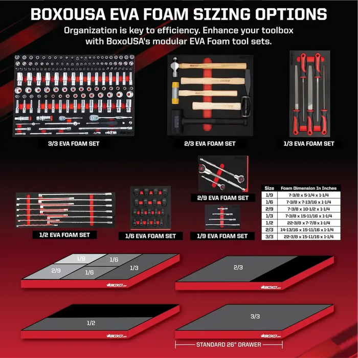 BoxoUSA 452-Piece Metric & SAE Superior Master Tool Set